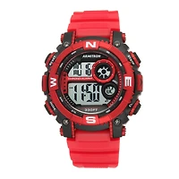 Armitron Pro Sport Mens Digital Red Strap Watch 40/8284rdbk
