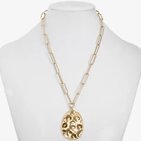 Liz Claiborne Womens 17 Inch Pendant Necklace