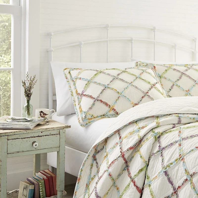 Laura Ashley Ruffle Garden Pillow Sham