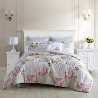 Laura Ashley Ailyn Floral Midweight Comforter