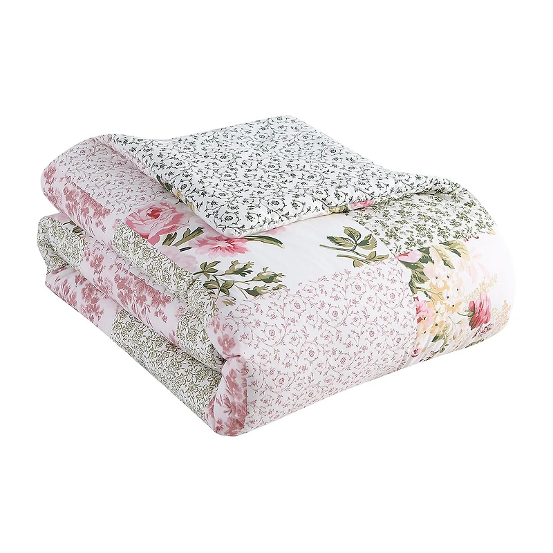 Laura Ashley Ailyn Floral Midweight Comforter
