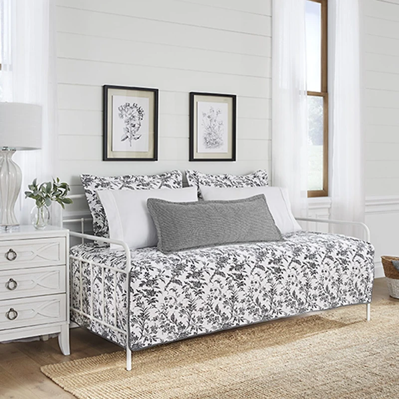 Laura Ashley Amberley Floral Daybed Cover Set