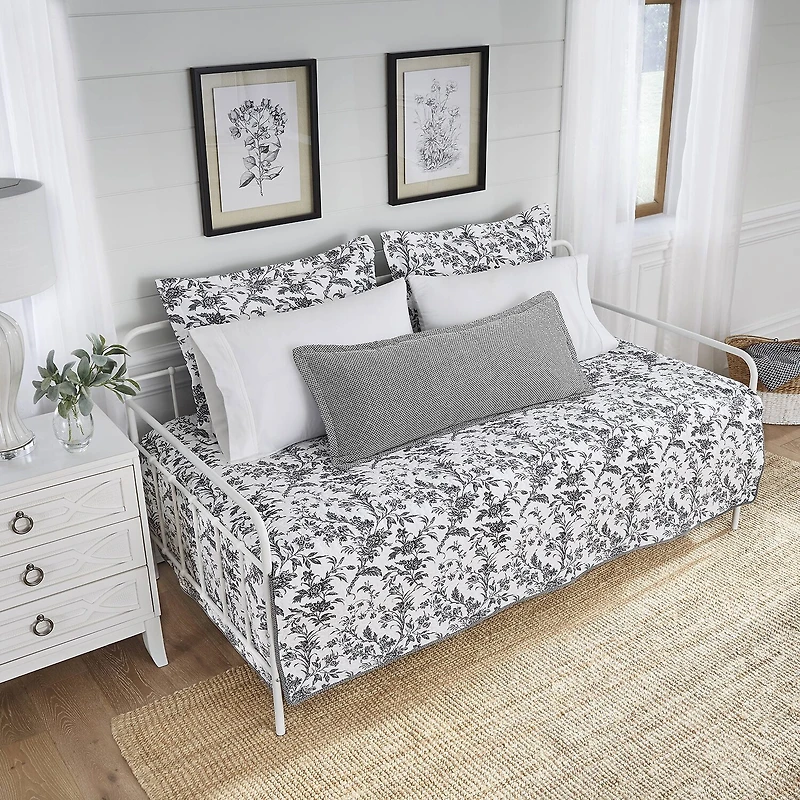 Laura Ashley Amberley Floral Daybed Cover Set