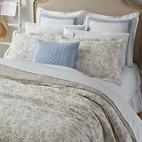 Laura Ashley Amberley Floral Reversible Quilt Set