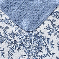 Laura Ashley Bedford Floral Reversible Quilt Set