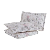 Laura Ashley Breezy Floral Reversible Quilt Set