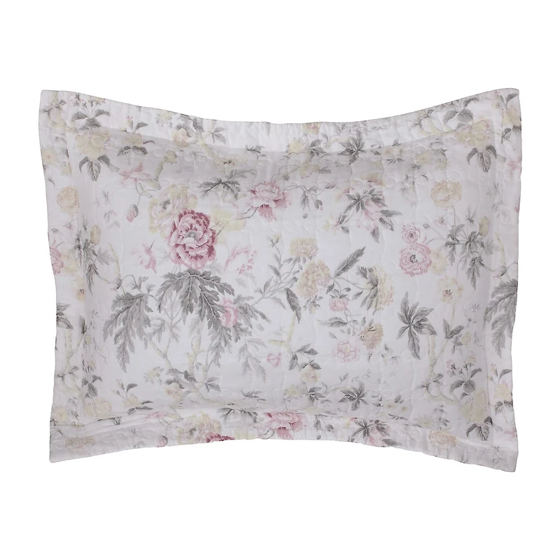 Laura Ashley Breezy Floral Reversible Quilt Set