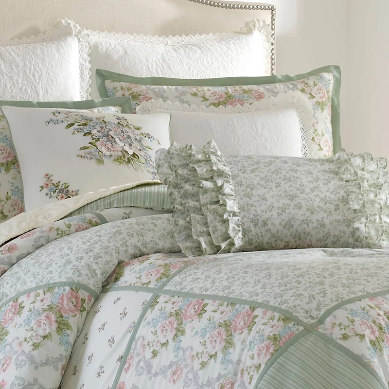 Laura Ashley Harper Floral Midweight Comforter