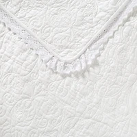 Laura Ashley Heirloom Floral Reversible Quilt Set
