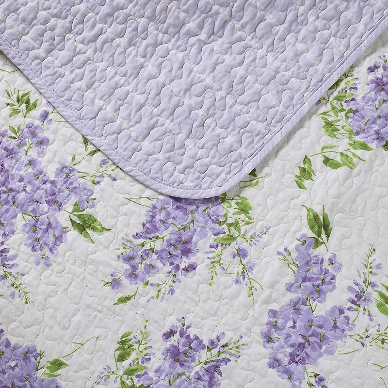 Laura Ashley Keighley Floral Reversible Quilt Set
