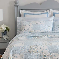 Laura Ashley Kenna Floral Reversible Quilt Set