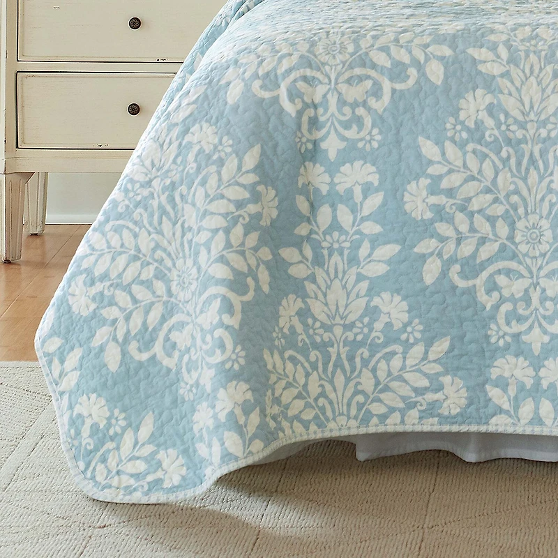 Laura Ashley Rowland Floral Reversible Quilt Set