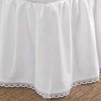 Laura Ashley Crochet Ruffle 16" Bed Skirt