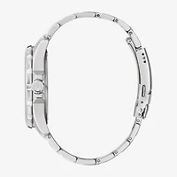 Bulova Marine Star Mens Silver Tone Stainless Steel Bracelet Watch 96b382