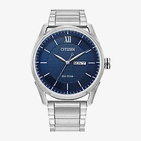 Citizen Dress/Classic Mens Silver Tone Stainless Steel Bracelet Watch Aw0081-54l