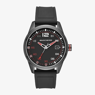 Skechers Slauson Mens Black Strap Watch Sr5076