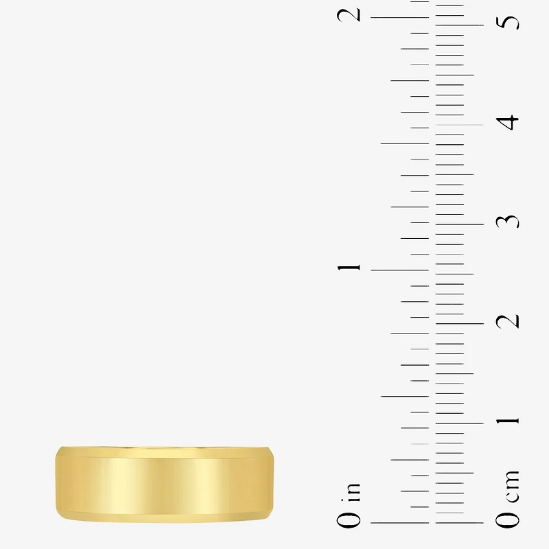 Mens 8MM Tungsten Band