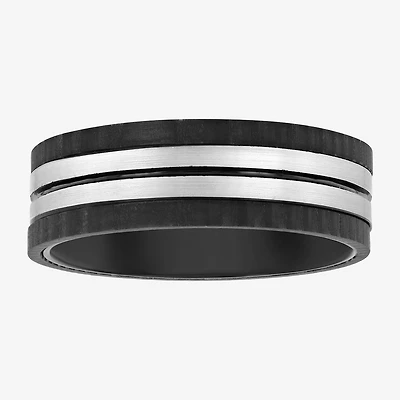 Mens 8MM Tungsten Band