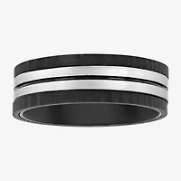 Mens 8MM Tungsten Band