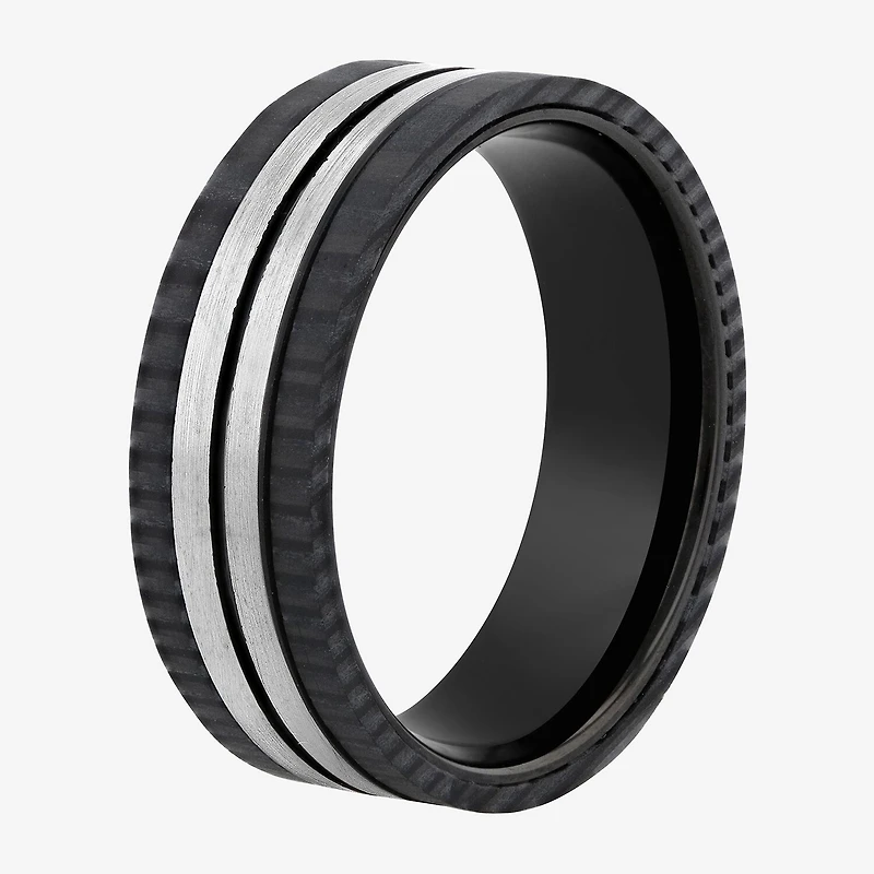 Mens 8MM Tungsten Band
