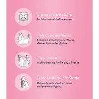 Exquisite Form FULLY® Seamless Wireless Full Coverage Bra with Front Closure -5101000