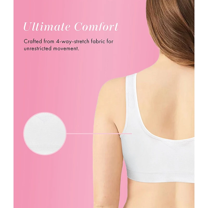 Exquisite Form FULLY® Seamless Wireless Full Coverage Bra with Front Closure -5101000