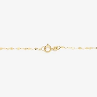 Made in Italy Womens 14K Gold 18 Inch Y Necklace