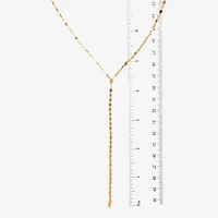 Made in Italy Womens 14K Gold 18 Inch Y Necklace