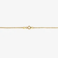 Made in Italy Womens 10K Gold 18 Inch Mesh Chain Necklace