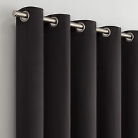 Eclipse Darrell Blackout Grommet Top Single Patio Door Curtain