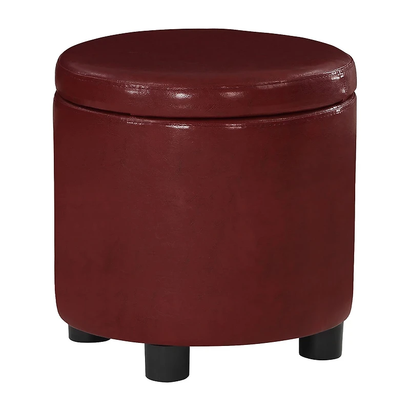 Designs4Comfort Round Storage Ottoman