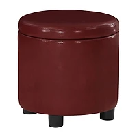 Designs4Comfort Round Storage Ottoman