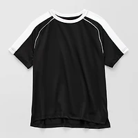 Xersion Little & Big Kid Boys Crew Neck Short Sleeve Moisture Wicking Quick Dry Jersey