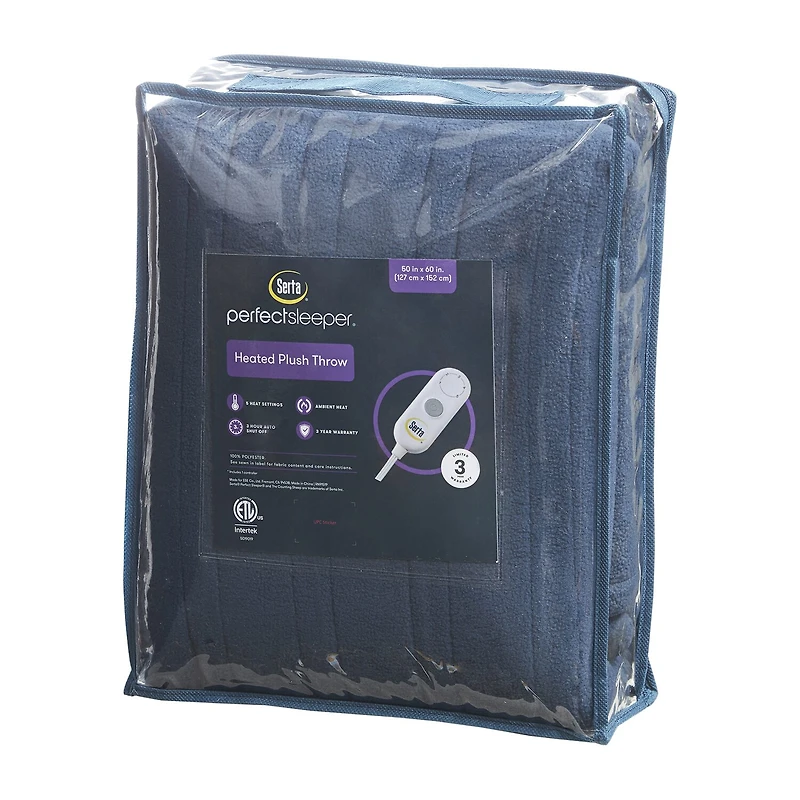 Serta Fleece to Sherpa Electric Throw