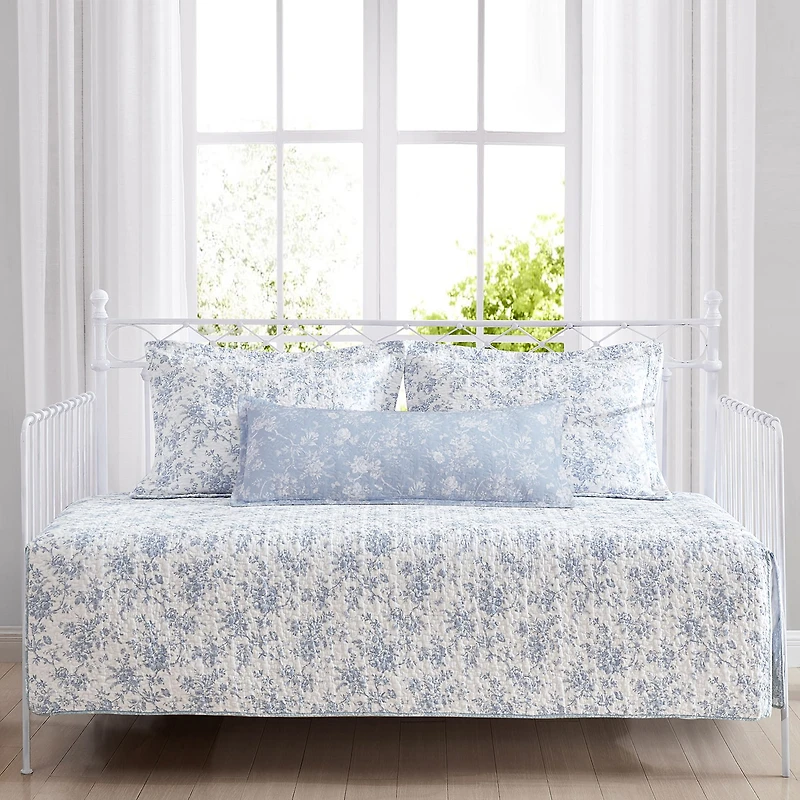 Laura Ashley Walled Garden Floral Daybed Cover Set