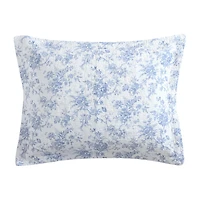 Laura Ashley Walled Garden Floral Reversible Quilt Set