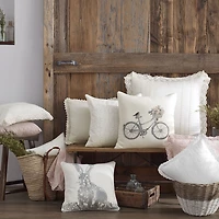 Laura Ashley Charlotte Rectangular Throw Pillow