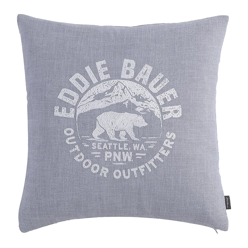 Eddie Bauer Bear Throw Pillow Cover