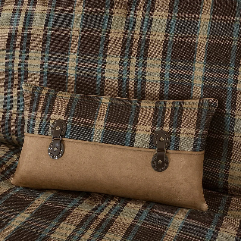 Woolrich Hadley Plaid Oversized Cozy Spun Comforter Set