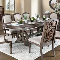 Furniture of America™ Maud Dining And Kitchen Collection Rectangular Wood-Top Dining Table