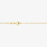Womens 14K Gold Heart 18 Inch Pendant Necklace