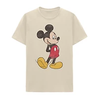 Mens Short Sleeve Mickey Mouse Graphic T-Shirt