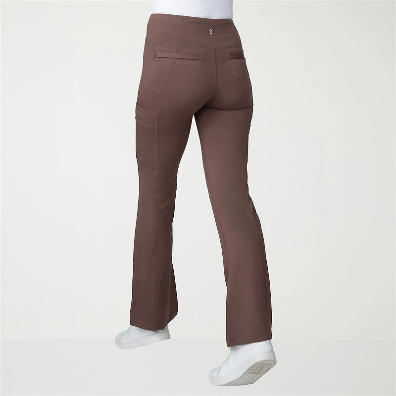 Free Country Womens Wide Leg High Rise Active Pull-On Pant