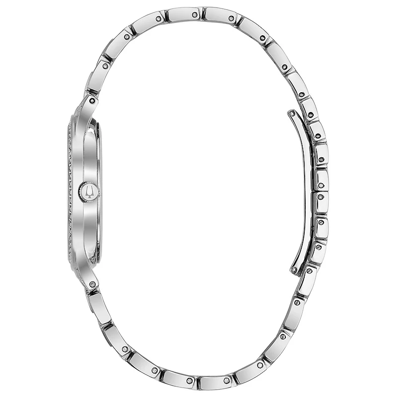 Bulova Phantom Womens Silver Tone Stainless Steel Bracelet Watch 96l243