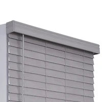 Distressed 2 1/2" Cut-To-Width Cordless Faux Wood Blind