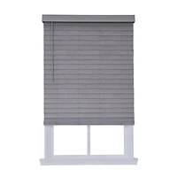 Distressed 2 1/2" Cut-To-Width Cordless Faux Wood Blind