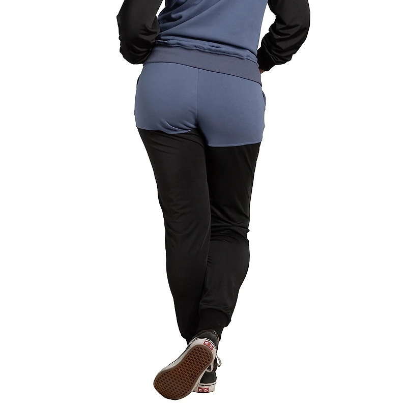 Poetic Justice Womens Cuffed Mid Rise Jogger Pant