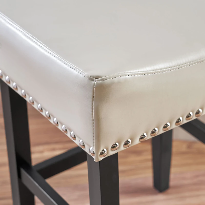 Lisette 2Pc Counter Height Upholstered Barstool