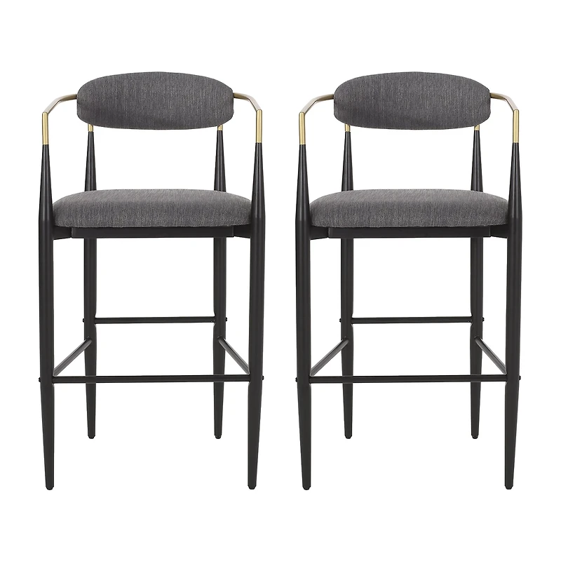 Elmore 2Pc Counter Height Upholstered Bar Stool