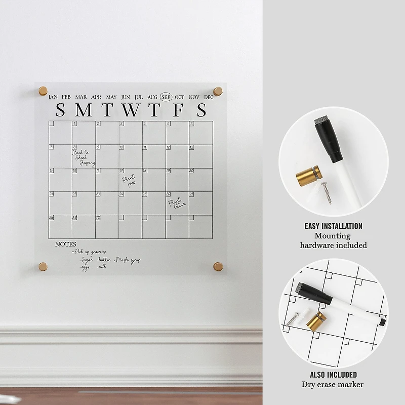Martha Stewart Dry Erase Wall Calendar
